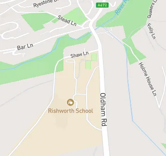 map for Rishworth School