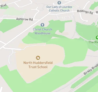 map for North Huddersfield Trust School