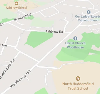 map for Woodhouse Hill Surgery