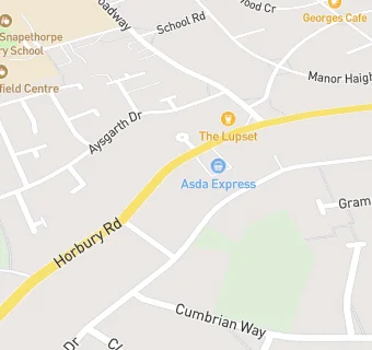 map for Asda Express Store