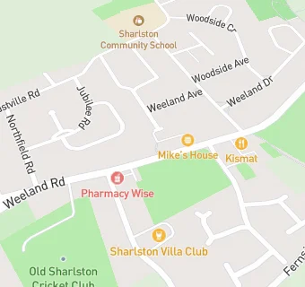 map for Sharlston Local