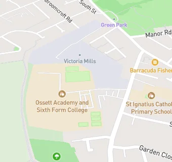 map for Ossett Academy