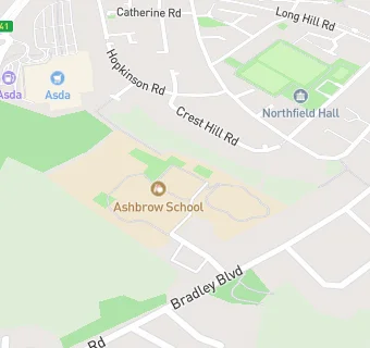 map for Ashbrow Junior School