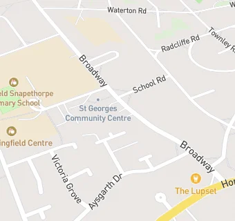 map for St George's Lunch Club