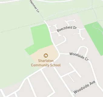 map for Sharlston Community School