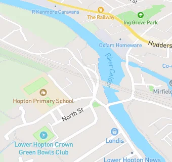 map for Hopton Care Cottages