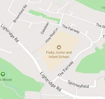 map for Fixby Junior And Infant School