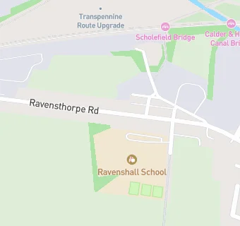 map for Ravenshall School