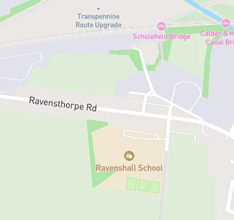 map for Ravenshall School