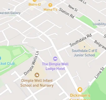 map for The Dimple Well Lodge Hotel