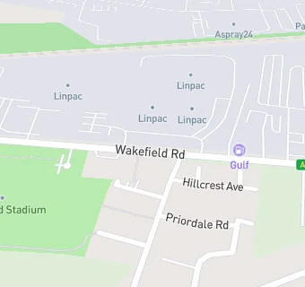 map for Wakefield Road Service Station