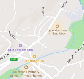 map for Brig Royd Surgery