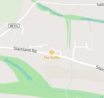 map for The Griffin Pub