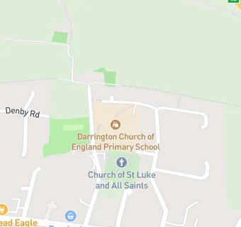 map for Darrington Church of England Voluntary Controlled Junior and Infant School