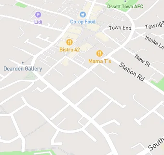 map for Ossett War Memorial Community Centre