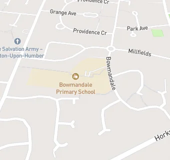 map for Bowmandale Primary School