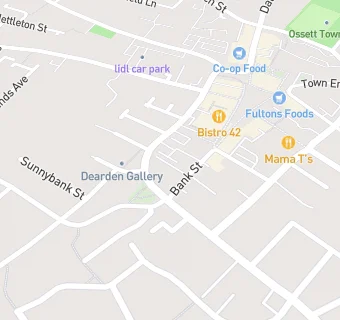 map for Mydentist, Bank Street, Ossett