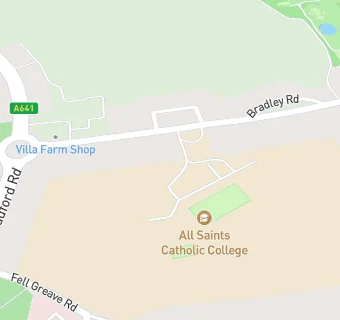 map for All Saints Catholic College Specialist In Humanities