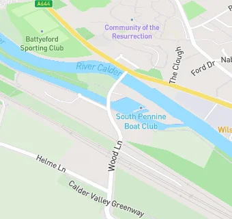 map for South Pennine Boat Club