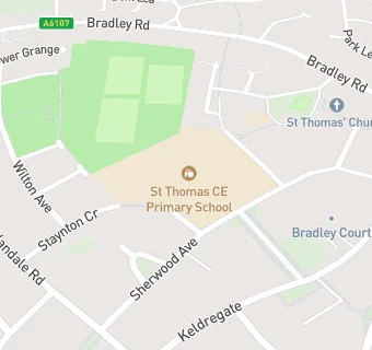 map for Bradley Church of England Voluntary Controlled Junior School