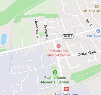 map for Featherstone Hotel