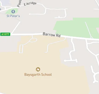 map for Baysgarth School