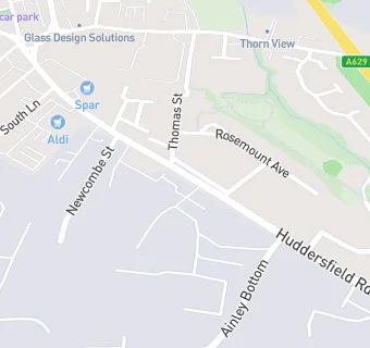 map for Bankfield Surgery At Rosemount House