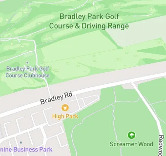 map for Bradley Park Golf Club