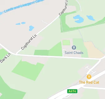 map for Saint Chads Parish Centre