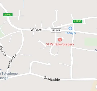 map for Holderness Health - St. Patricks Surgery