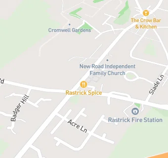 map for Rastrick Spice