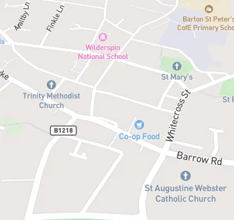 map for Barton Corn Exchange Club