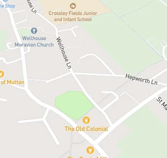 map for Mirfield Parish Cricket Club