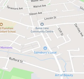 map for Sainsbury's at Jacksons