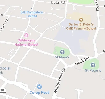 map for Barton Upon Humber Post Office