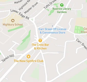 map for St Winifreds Nursing Home