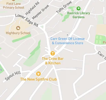 map for The Crow Bar And Kitchen