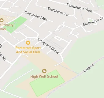 map for Pontefract Sport And Social Club