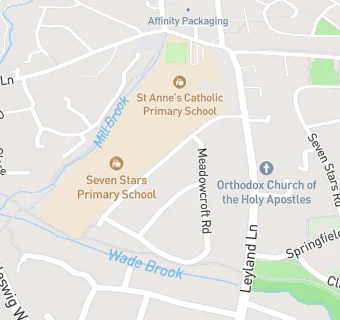 map for Lancashire Catering (Seven Stars Primary School)