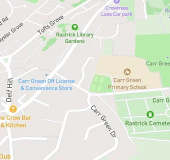map for Carr Green Primary School