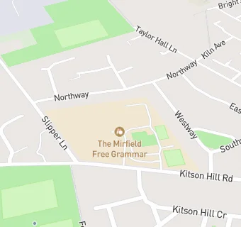 map for The Mirfield Free Grammar and Sixth Form