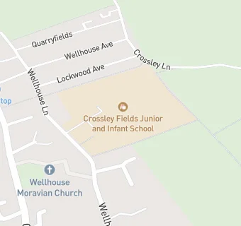 map for Wellhouse Mirfield First School