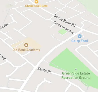 map for St Andrews Methodist Church