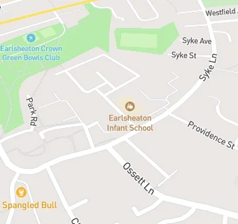 map for Earlsheaton Infant School