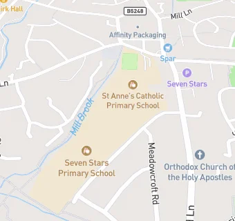 map for Seven Stars Primary School