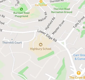 map for Highbury School