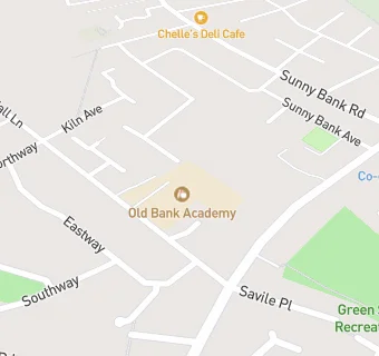 map for Old Bank Junior Infant and Nursery School