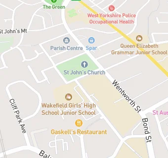 map for Wakefield Grammar Pre-Preparatory School