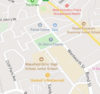 map for Wakefield Girls High School