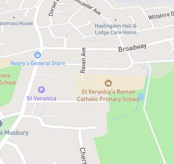 map for St Veronica's Roman Catholic Primary School, Helmshore